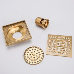 من السهل تثبيت سيفون الطابق المضادة للرائحة استنزاف لوحة الغطاء