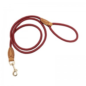 ستوكات حمراء فريدة من نوعها مع مقود الحيوانات الأليفة مضفر للكلاب