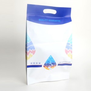 أغذية الحيوانات الأليفة حقيبة الألومنيوم احباط أكياس بلاستيكية مسطحة القاع مع ثقب شنقا يموت قطع مقبض