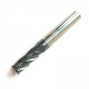 مطاحن نهاية خشنة من كربيد صلب ، HRC45 مع Tialn المغلفة ، 4 المزامير ، 1/4 \