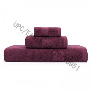 JMD TEXTILE Bathroom Towels Set، مناشف ، مجموعة من 6 قطن ممشط ، 2 منشفة ، 2 مناشف اليد ، 2 مناشف الحمام ، مناشف