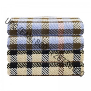 JMD TEXTILE مجموعة مناشف الحمام ، 4 قطع منديل جاكار منقوش على الطريقة البريطانية ، مناشف حمام كبيرة 100٪ قطن ، مناشف الحمام