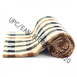 JMD TEXTILE مجموعة مناشف الحمام ، 4 قطع منديل جاكار منقوش على الطريقة البريطانية ، مناشف حمام كبيرة 100٪ قطن ، مناشف الحمام