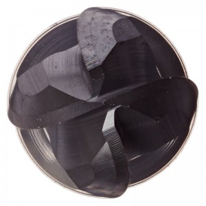 مطحنة نهاية كربيد صلبة مطوية ، مطلية ، 4 فلوت ، 1/4 \