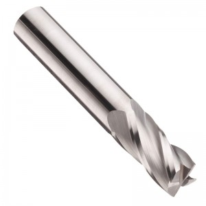 مطحنة نهاية مربعة الشكل من Carbide Micro Square ، تشطيب غير مطلي (ساطع) ، 30 درجة حلزونية ، 4 مزامير ، طول إجمالي 1.5 \