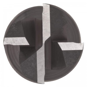 مطحنة نهاية مربعة الشكل من Carbide Micro Square ، تشطيب غير مطلي (ساطع) ، 30 درجة حلزونية ، 4 مزامير ، طول إجمالي 1.5 \