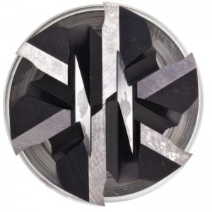 كربيد مطحنة نهاية الأنف مربعة الشكل ، TIALN متعدد الطبقات ، 40 درجة اللولب ، 6 المزامير ، 3 \