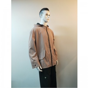 الرجال بينك سترة رياضية مع هود RLMJ0004