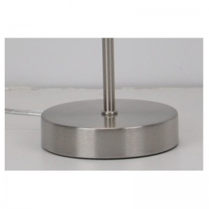 مصباح طاولة مع غطاء الكتان