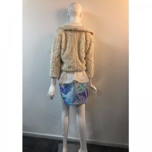 سيدات بيج قصير فرو جاكيت RLWF0016