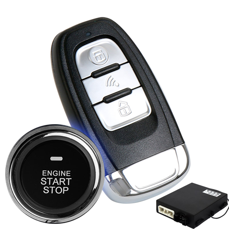 PKE دخول بدون مفتاح RFID قفل السيارات وفتح في بداية إنذار للسيارة