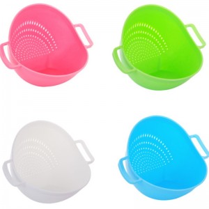 سيليكون استنزاف المياه سلة المطبخ العملي استنزاف سلة مزدوجة مقبض Taomi سلة الفاكهة والخضروات سلة