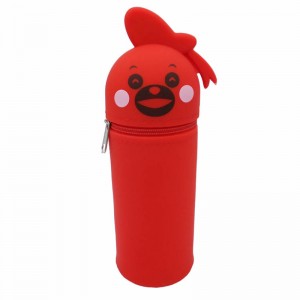 موضة جديدة سيليكون الحالات قلم رصاص ثابتة