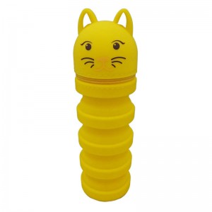 سيليكون القلم حقيبة مخصص زيبر حالة من رصاص مضحك