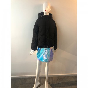 سيدات PUFFER COAT باللون الأسود RLWPC0057