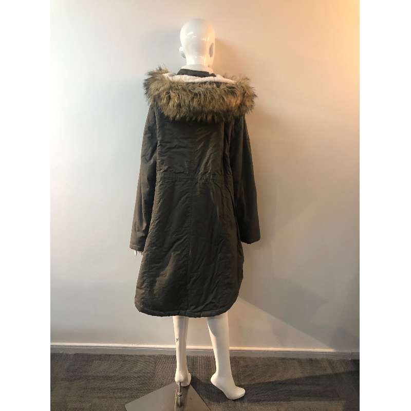 السيدات DARK-GRAY PADDED COAT RLWPC0071