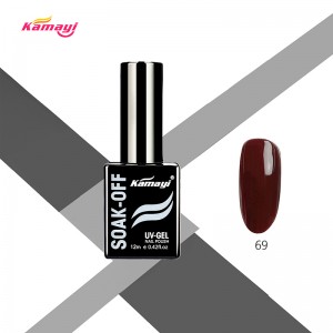 طلاء أظافر Kamayi 72 Colour High Quality Nail Polish طويل الأمد لامع نقع قبالة طلاء GP071