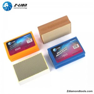 Z-LION ZL-37D وسادات تلميع راتنج الماس اليدوي للزجاج والحجر والخرسانة