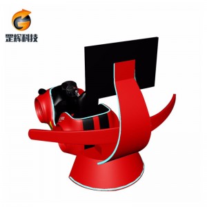 سباق محاكي VR آلة العالمية الساخنة بيع معدات متنزه ثلاثة محاور سيارة سباق vr