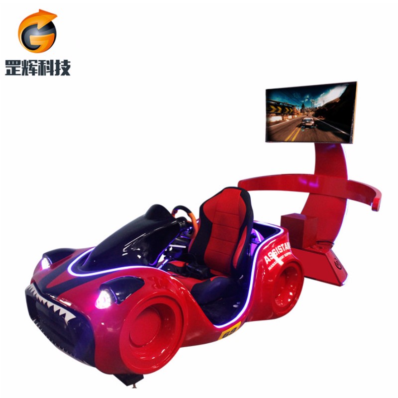 سباق محاكي VR آلة العالمية الساخنة بيع معدات متنزه ثلاثة محاور سيارة سباق vr