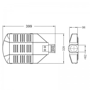 مصباح الشارع LED 50W الكلاسيكي