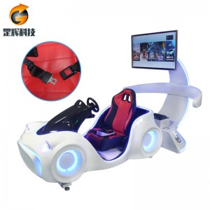 VR سيارة سباق المعدات العالمية الساخنة بيع حديقة موضوع ثلاثة محاور