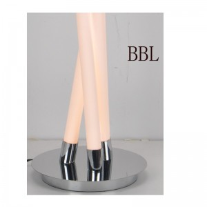 أدى الجدول مصباح مع أنبوب الاكريليك