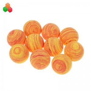 منتج جديد جودة عالية إيفا رغوة الكرة تخصيص حجم الطباعة لينة كرات رغوة إيفا للجولف \/ تدليك \/ ملعب للأطفال