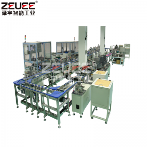 نافذة والباب الملحقات قفل مربع آلة التجميع التلقائي