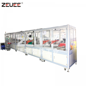 تجتاح أجزاء روبوت فرشاة الجانب عجلة آلة التجميع التلقائي