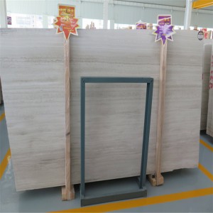 ألواح الرخام الأبيض Serpeggiante الخشب الحبوب