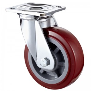 الثقيلة - الإسكان مطلي بالكروم مع الأسود TPE wheel1