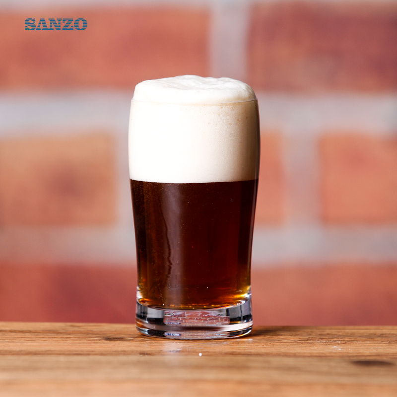 Sanzo 7 Oz Mini Beer Mug تخصيص طباعة الشعار Beer Glass Paneled Beer Glass القدح