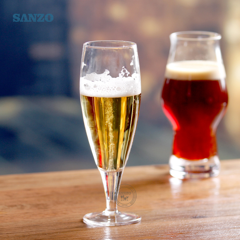 Sanzo Bar الإبداعي الشراع شكل عصير والبيرة كأس الزجاج قطع البيرة الزجاج شخصية البيرة القدح