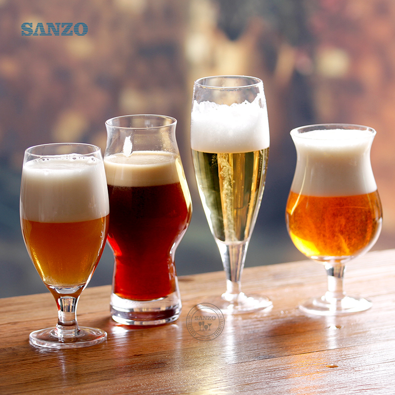 Sanzo Bar الإبداعي الشراع شكل عصير والبيرة كأس الزجاج قطع البيرة الزجاج شخصية البيرة القدح