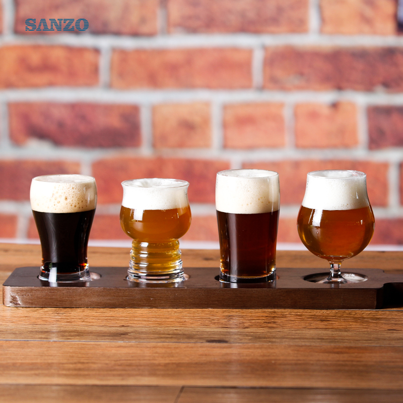 Sanzo Beer Glass صائق البيرة الزجاج شخصية Pilsner نظارات البيرة