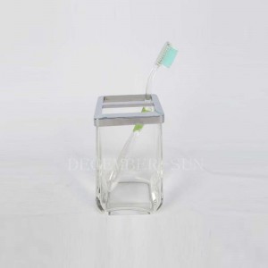 مجموعات اكسسوارات الحمام الزجاج الشفاف