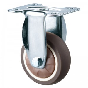 ضوء واجب - السكن مطلي بالكروم مع عجلة فقي لينة TPR 14