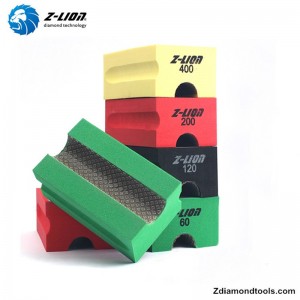 تخصيص منصات تلميع اليد جودة الماس electropalted للحجر ZL-37CV20