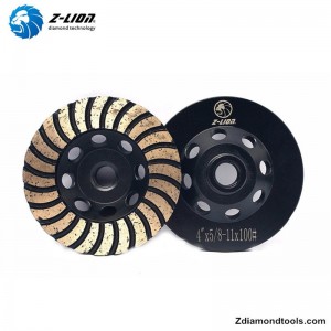 ZL-17 طبقة مزدوجة كأس الماس عجلة توربو للجرانيت