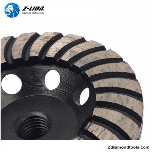 ZL-17 طبقة مزدوجة كأس الماس عجلة توربو للجرانيت