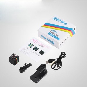 المحمولة الجيب HD 720P SQ11 ميني جيب كاميرا 140 درجة زاوية عرض