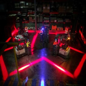 مكدس سلامة الصمام ضوء أزرق \/ أحمر اللون