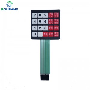 غشاء مخصص التبديل \/ لوحة المفاتيح من المقاييس