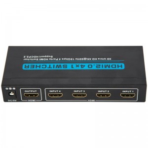 V2.0 HDMI 4X1 الجلاد دعم 3D الترا HD 4Kx2K @ 60HZ HDCP2.2