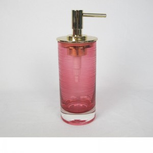 خطوط نقش دائرية مع طقم اكسسوارات الحمام الزجاجي الملون