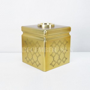 اكسسوارات الحمام الزجاج جولة الفسيفساء الذهب نمط الليزر قطع