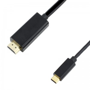USB C إلى HDMI Cable 6ft (4K @ 60Hz) ، USB Type C إلى HDMI Cable [Thunderbolt 3 Compatible] for MacBook Pro 16 '' 2019\/2018\/2017، MacBook Air \/ iPad Pro 2019\/2018، Surface Book 2، Samsung S10 ، و اكثر