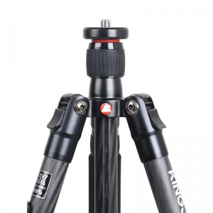Kingjoy العلامة التجارية المخصصة Kingjoy الألومنيوم المحمولة صور ترايبود حامل الكاميرا مع رئيس الكرة ل Dslr الرقمية