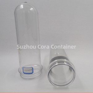 55MM 156G حجم الرقبة 62MM Plasitc الحيوانات الأليفة التشكيل لزيت المشروبات المياه